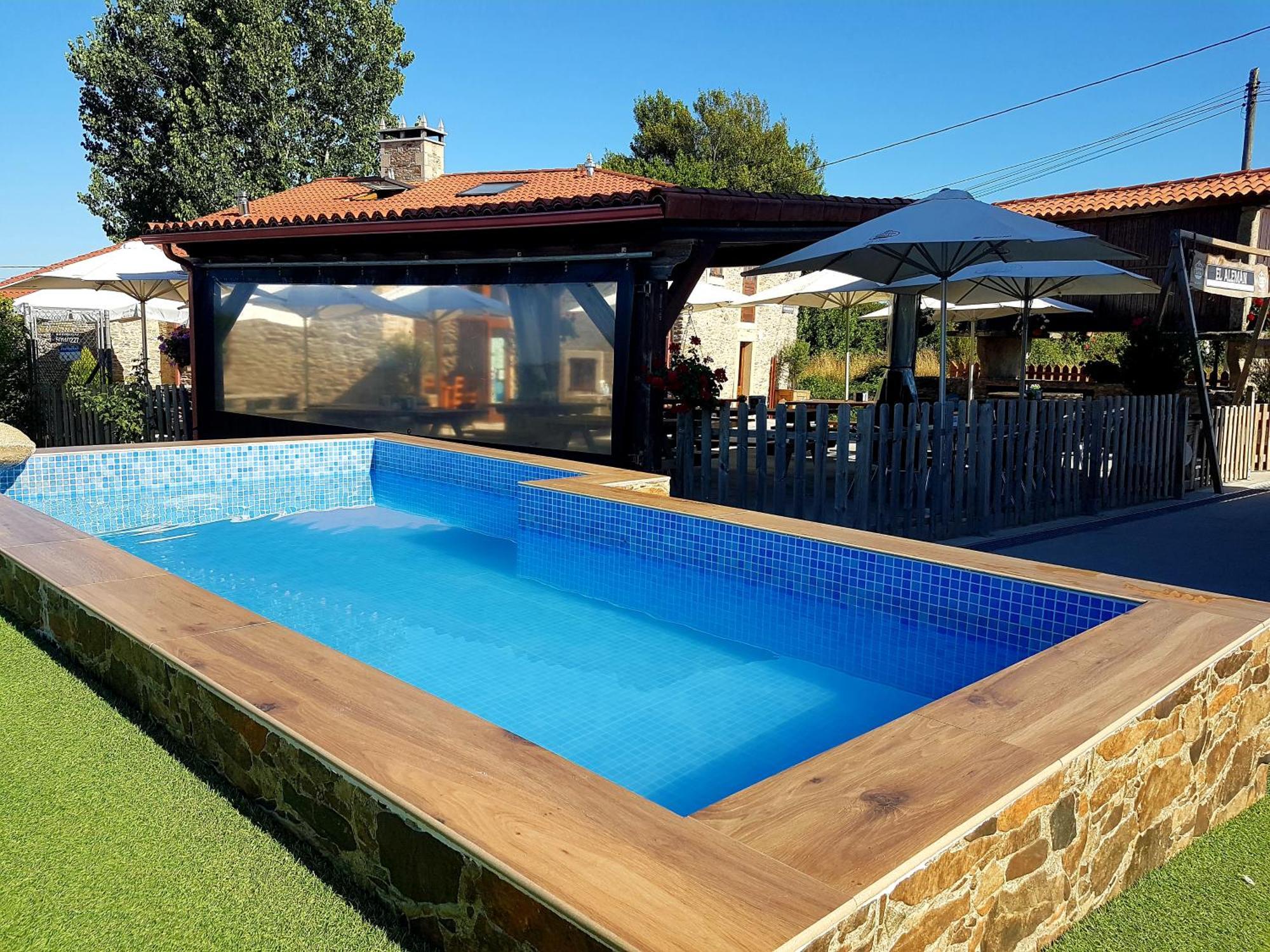 Albergue El Aleman Boente Esterno foto